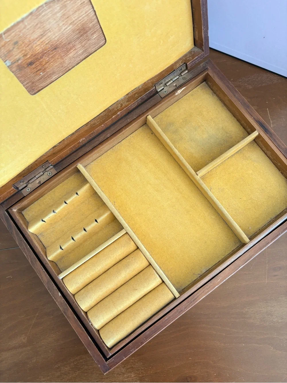 Vintage 1950’s London Soft Top Jewelry Box